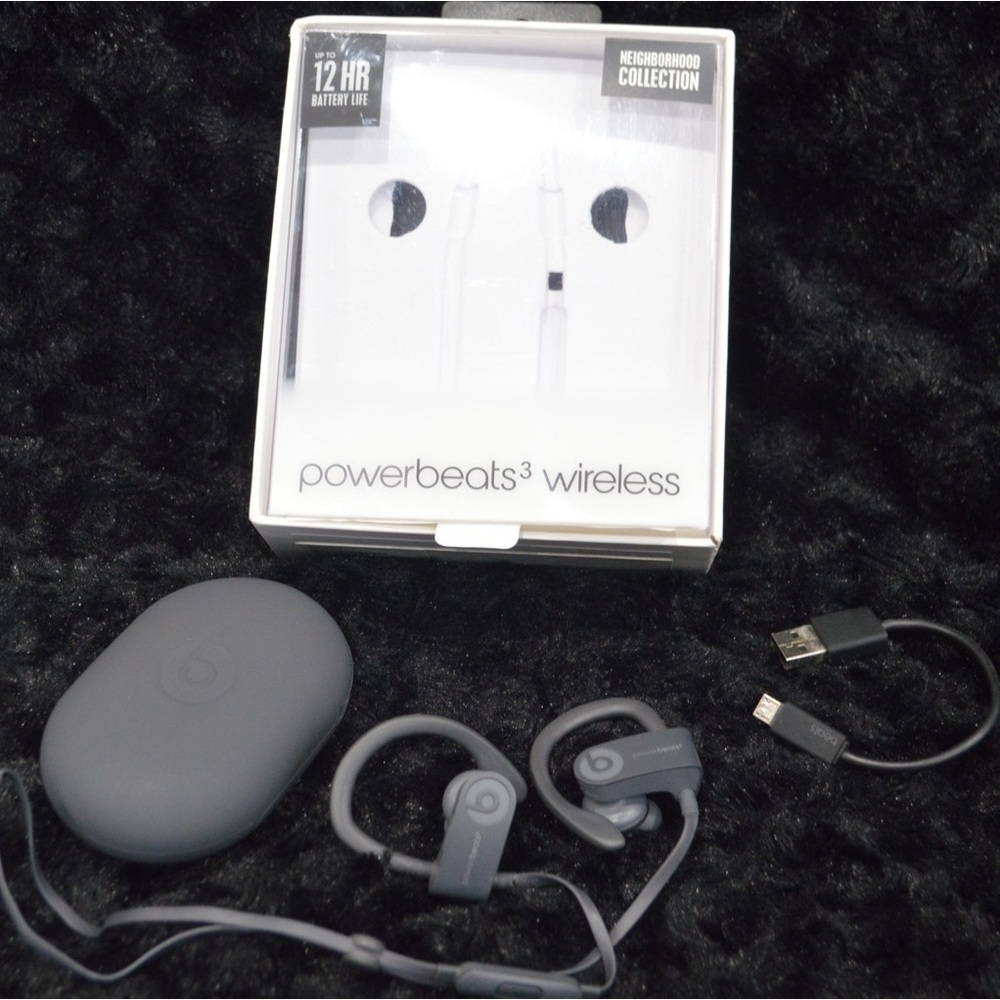 Powerbeats 3 Wireless Neighborhood Collection-Asphalt Gray A1747